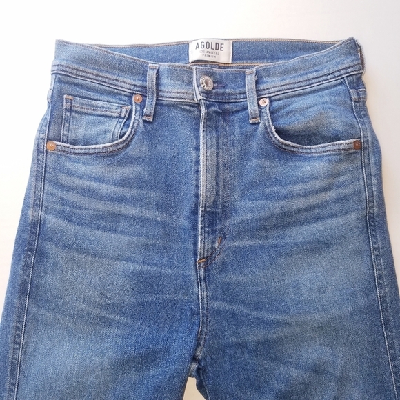 Agolde |‎ High Rise Skinny Jean, size 27, - Picture 4 of 15